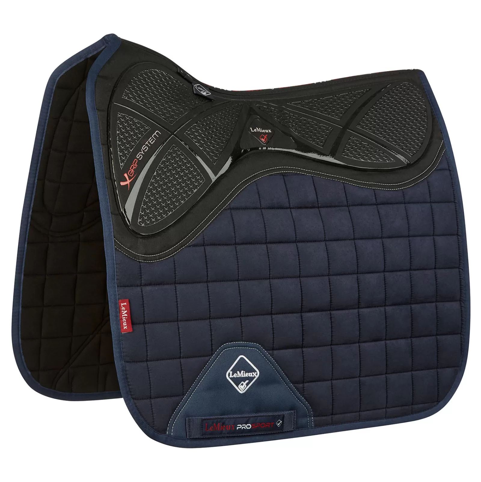 lemieux Dressursjabraker | X-Grip Sottosella Quadrato Da Dressage In Silicone Db/Ab