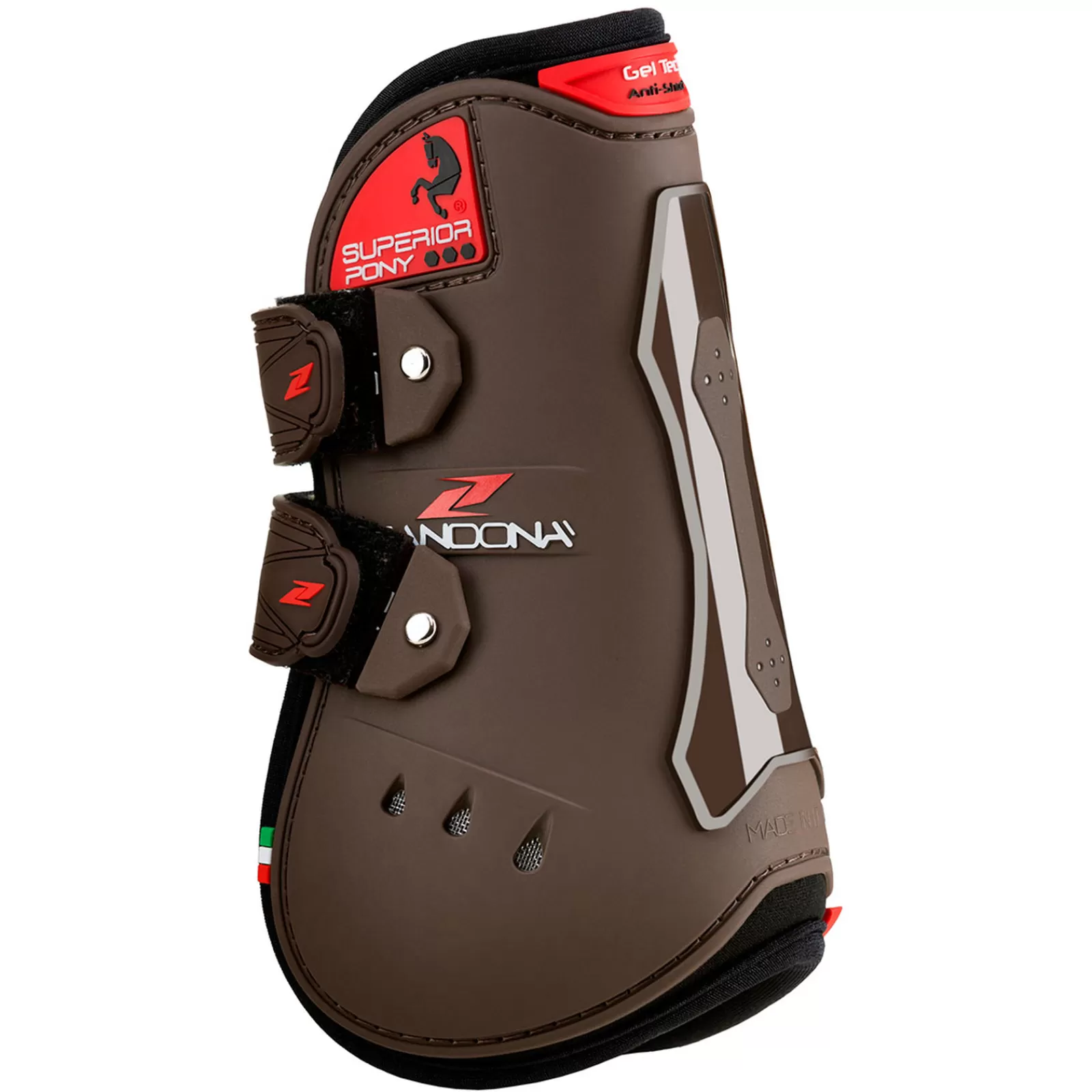 zandona Stinchiere E Protezioni | Superior Air Pony Paratendini Con Chiusura A Strappo Brown